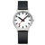 Mondaine Classic A660.30360.16OMV Herrenuhr Schwarz • Veganes Traubenleder • Schweizer Quarzwerk