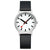 Mondaine Classic A660.30314.16OMV Damenuhr Schwarz • Veganes Traubenleder • Schweizer Quarzwerk