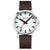 Mondaine Classic A660.30360.11SBGV Herrenuhr Braun • Veganes Traubenleder • Schweizer Quarzwerk