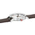 Mondaine Classic A660.30360.11SBGV Herrenuhr Braun • Veganes Traubenleder • Schweizer Quarzwerk, Bild 4