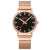 Mondaine Classic A660.30360.16SBR Herrenuhr Schwarz/Roségold • Schnellwechselsystem • Swiss Made