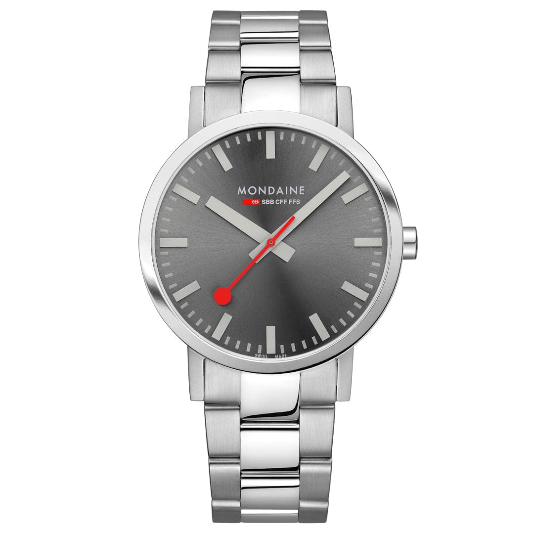 Mondaine Classic A660.30360.81SBJ Herrenuhr Silber • Saphirglas mit Antireflexbeschichtung • Swiss Made Quarzwerk