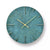 Lemnos Quaint AZ15-06 Wanduhr Grün • Massives Messinggehäuse • Japanisches Design