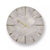 Lemnos Quaint AZ15-06 Wanduhr Silber • Massives Messinggehäuse • Japanisches Design