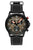 Bauhaus Aviation 2886-1 Herrenuhr Schwarz/Braun • GMT-Chronograph • Schweizer Quarzwerk ETA