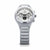 Orologio da uomo Citizen: cinturino in metallo argentato, quadrante bianco con sottoquadranti cronografici