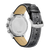 Orologio cronografo da uomo Citizen con cinturino in pelle e fondello argentato