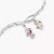 Ciondolo Charm con Perla Snoopy Woodstock PEANUTS Connect Placcato Oro 18k