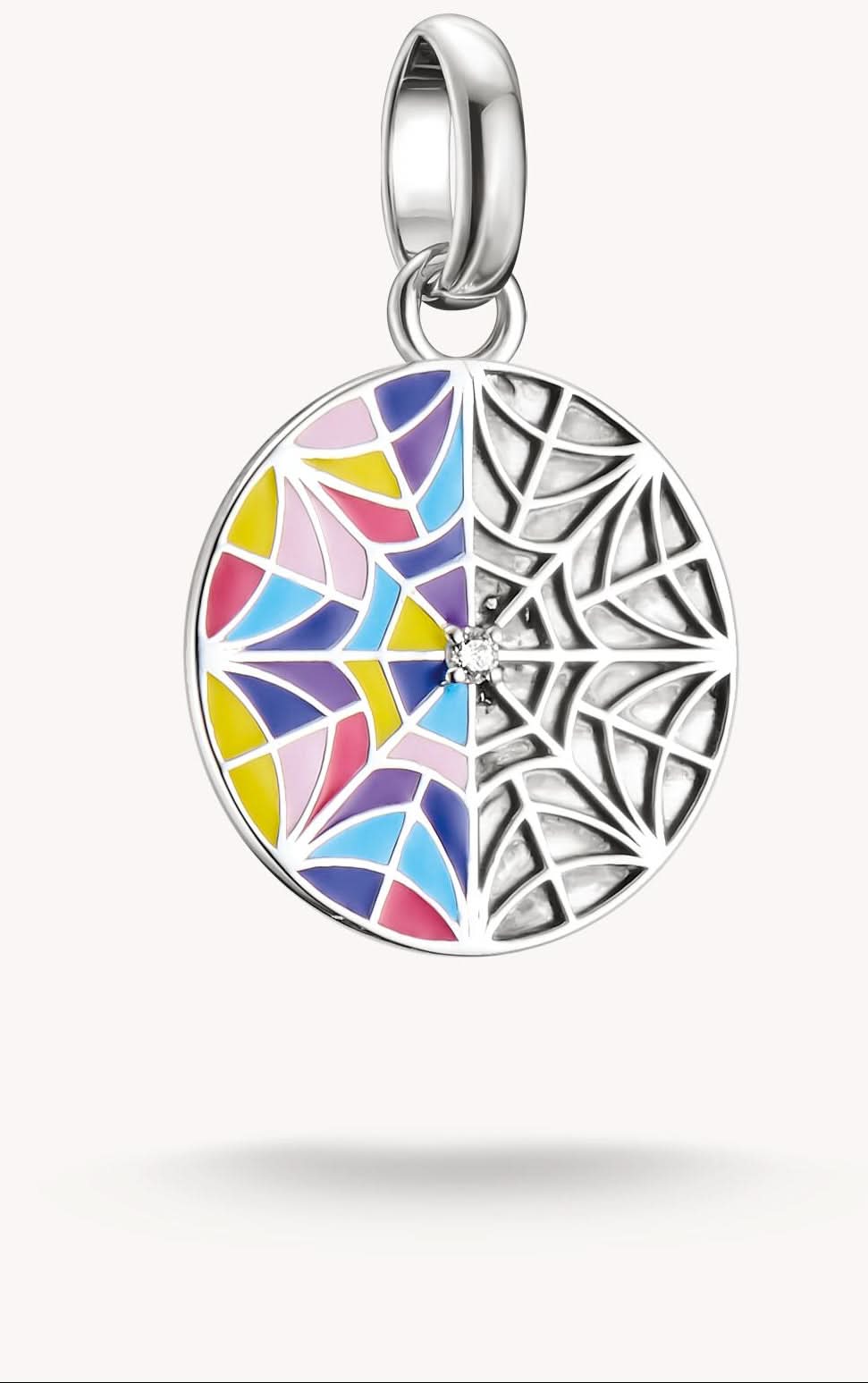 Ciondolo Charm Wednesday Finestra Smalto Argento Connect - THOMAS SABO Modello: CC1314-691-7