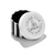Charm in argento con etichetta rotonda e scritta "CHARM CLUB"