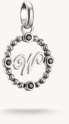 Ciondolo Charm Elegante Thomas Sabo Wednesday W Zirconia Argento Connect - Modello: CC1317-643-11