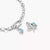 Ciondolo Charm Pietra di Nascita Marzo Connect Argento