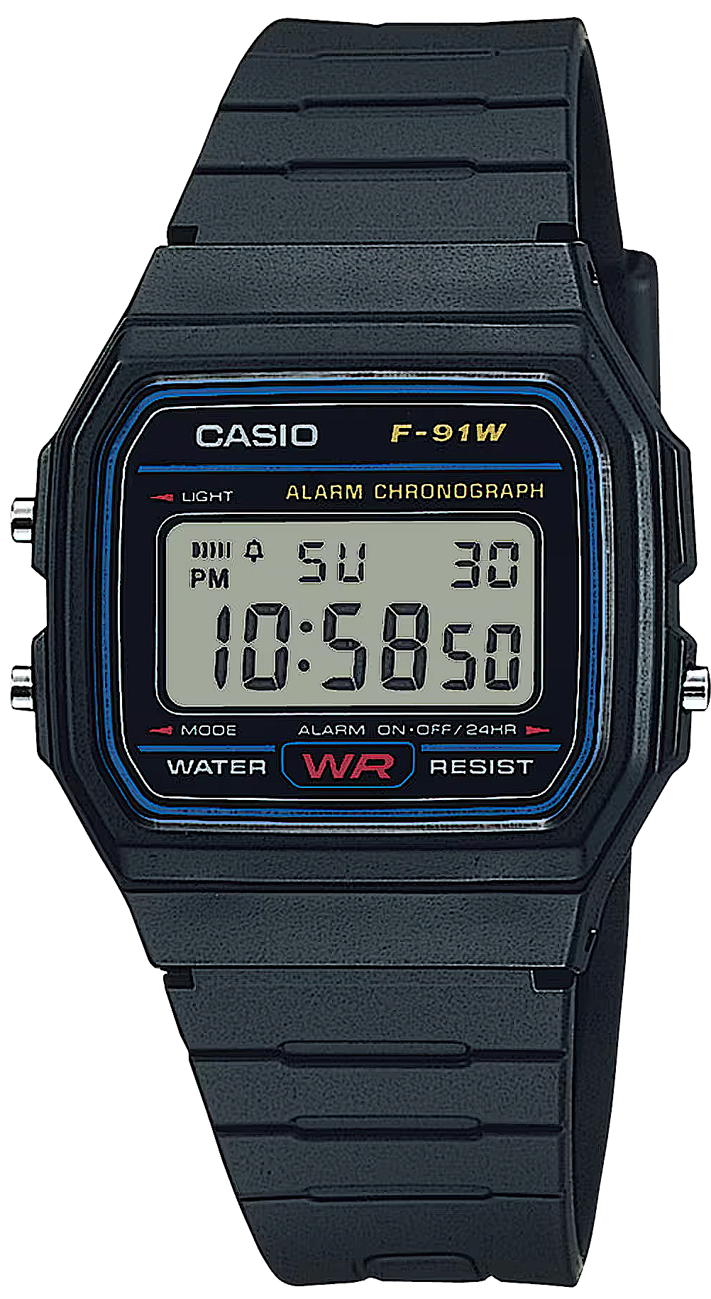 Casio Collection F-91W-1YEG Orologio • Iconico Design Retrò • Cronometro di Precisione
