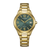 "Citizen Eco-Drive FE6122-64X Orologio da donna • Ricarica solare • Quadrante verde"