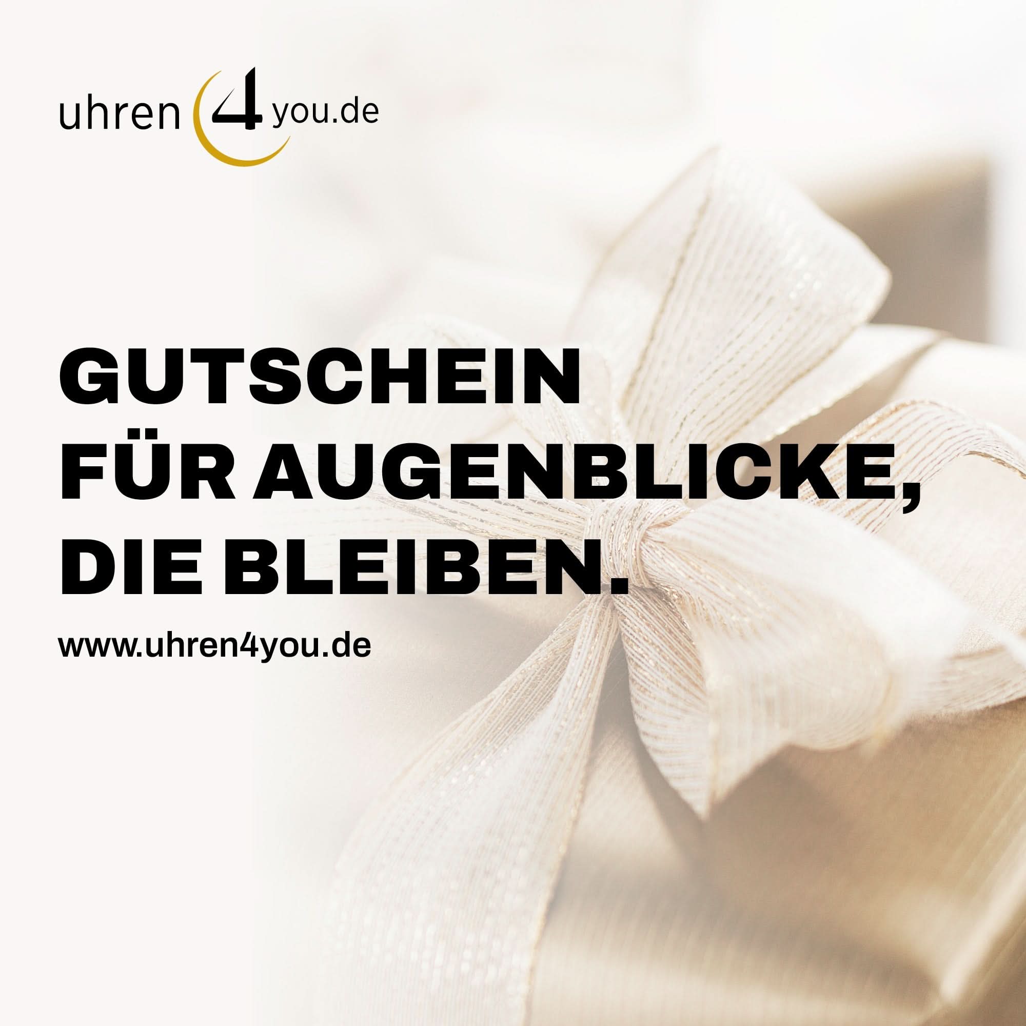 Buono regalo con stampa "BUONO PER MOMENTI INDIMENTICABILI" (uhren4you.de)