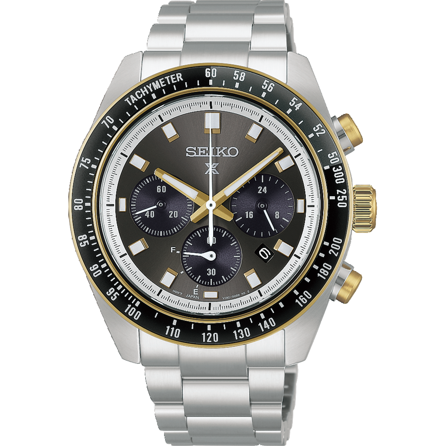 Seiko Prospex HBJ002P1 Orologio Uomo • Cronografo Solare • Lancette LumiBrite