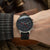 Orologio Hamilton Khaki Field Chrono Automatico Neuwerk con quadrante nero e cinturino in pelle marrone