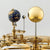 Hermle Tellurium Tourbillon Messing 23069 • Vergoldetes Tourbillon • Tellurium mit Mondphase