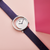 Danish Design Frihed Pico IV22Q1271 Damenuhr Lila • Offzentriertes Zifferblatt • Mikrofaser-Armband, Bild 4