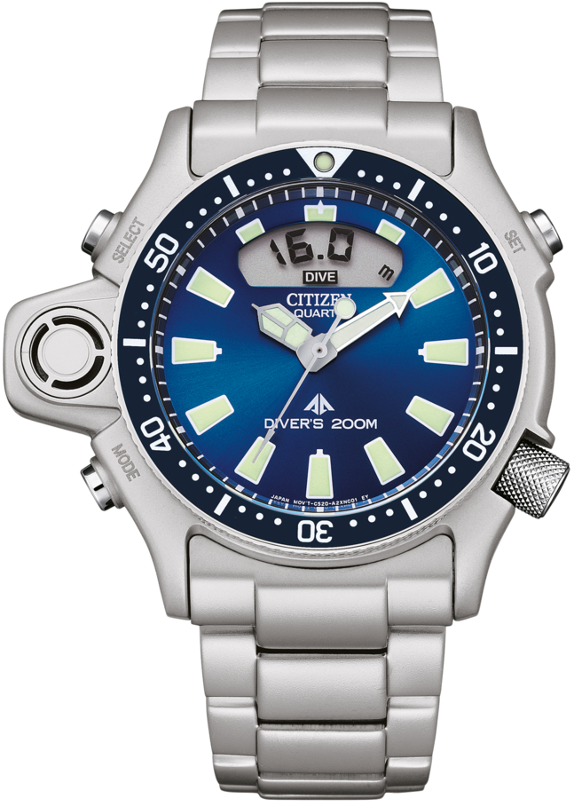 Orologio da uomo Citizen Promaster JP2000-67L • Profondimetro elettronico • 20 bar