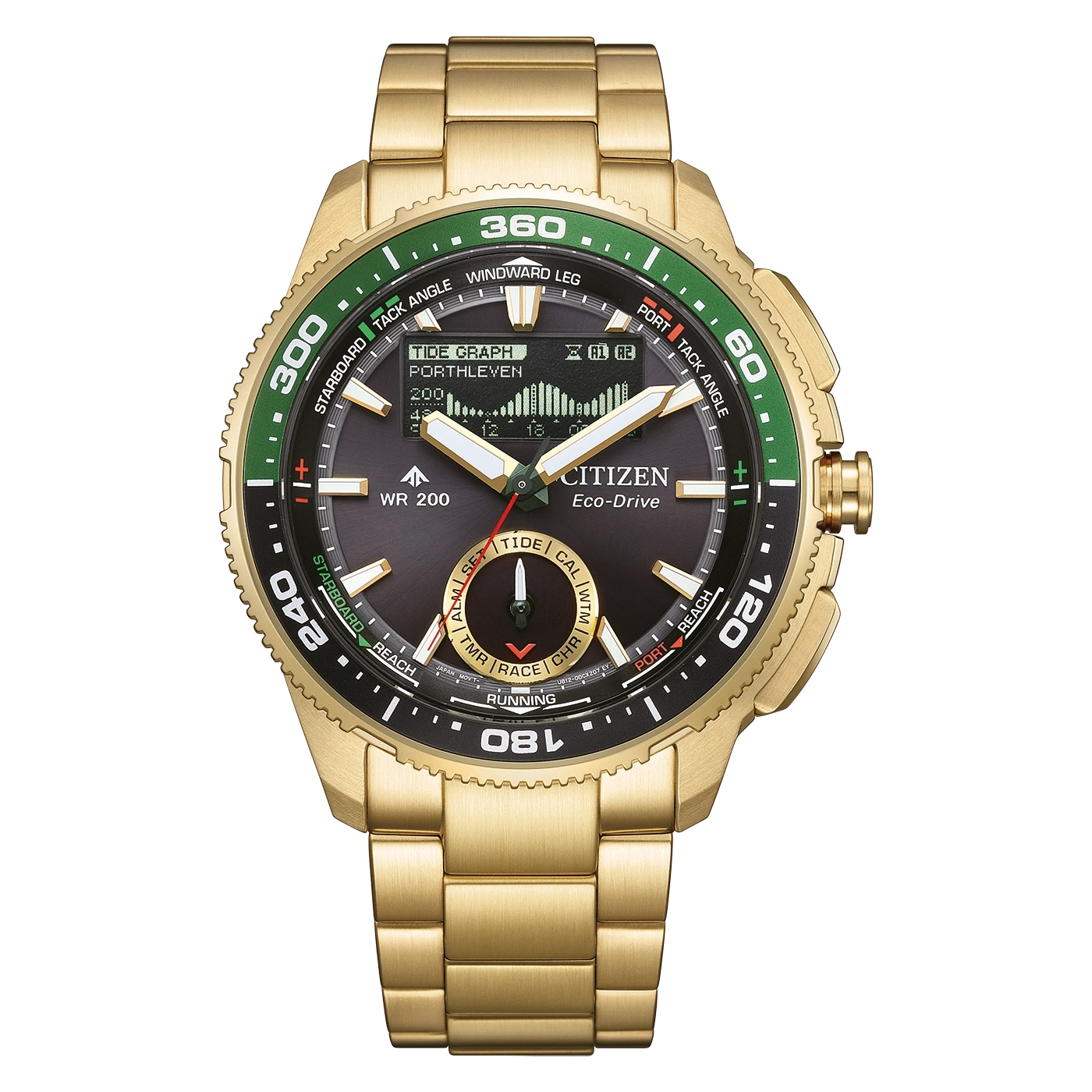 Citizen PROMASTER Wave Tracker JV3002-51E Herren Armbanduhr Schwarz • Saphirglas • Eco-Drive Solar