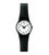 Swatch Originals Small LB153 Something New Damenuhr Schwarz • Schwarzes Polymer-Armband • Weißes Zifferblatt