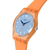 Swatch Originals LO116 View from a Mesa Damenuhr Orange • Transparentes Gehäuse • Hellblaues Zifferblatt, Bild 3