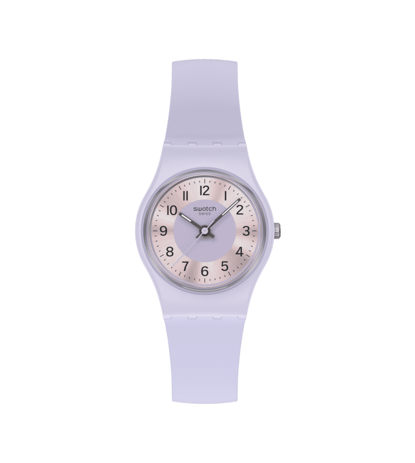 Swatch Originals LV121 Lilac Lightness Damenuhr Lila • Kunststoffgehäuse • Quarzwerk