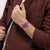 Swatch Magenta Weave LV122 Damen Armbanduhr Lila • Leuchtzeiger • Texturiertes Armband, Bild 5