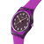 Swatch Magenta Weave LV122 Damen Armbanduhr Lila • Leuchtzeiger • Texturiertes Armband, Bild 3