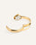 Mockberg Belle Oval Petite MB1771 Damen Armbanduhr Goldfarben • Mineralglas • Bangle-Armband, Bild 5