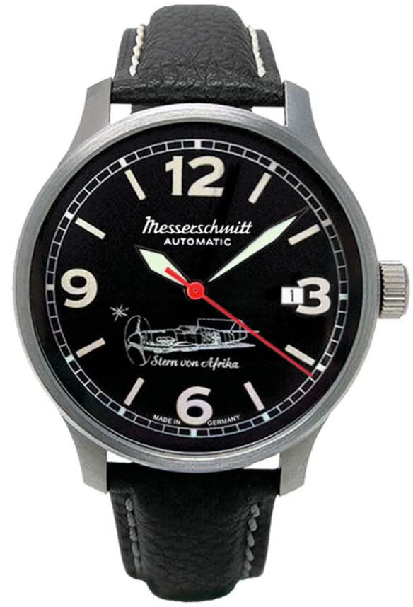 Orologio da aviatore Messerschmitt ME-42STERN-A da uomo • Made in Germany • Design storico