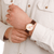 Mondaine evo2 MSE.40112.LGV Herrenuhr Braun • Saphirglas • Veganes Traubenleder, Bild 2