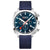 Mondaine Grand Cushion MSL.41440.LD.SET Herrenuhr Blau • Saphirglas • Quarz-Chronograph, Bild 10