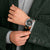 Mondaine Grand Cushion MSL.41460.LF.SET Herrenuhr Grün • Saphirglas • Quarz-Chronograph, Bild 7