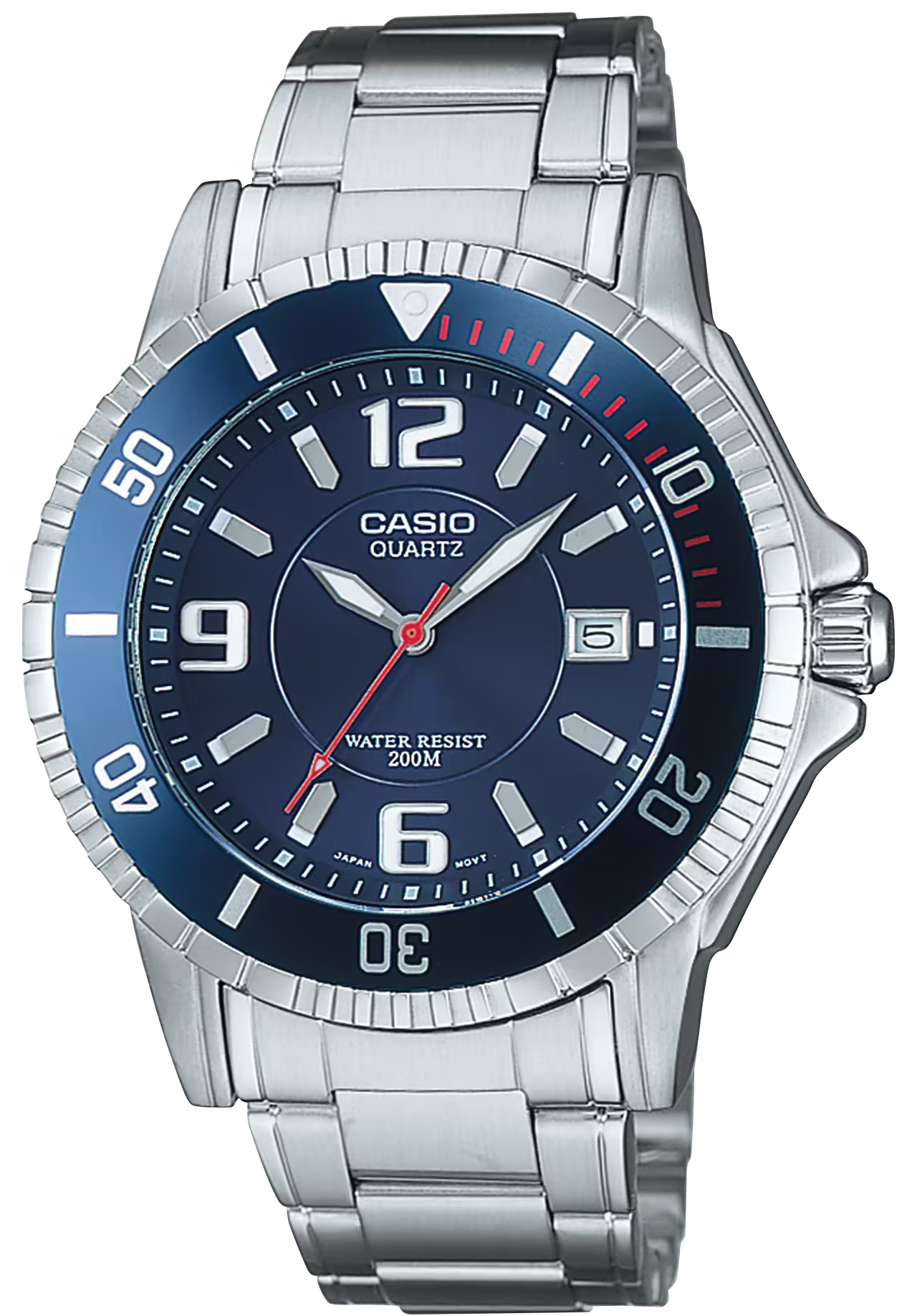 Orologio da uomo Casio Collection MTD-1053D-2AVES • Impermeabile fino a 200 metri • Design sportivo