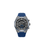 Police Steward PEWGO0093703 Herrenuhr Stahl/Blau • Chronograph • Silikonarmband