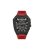 Police Tough Gear PEWGQ0056803 Herrenuhr Schwarz/Rot • Multifunktion • Rotes Silikonarmband