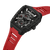 Police Tough Gear PEWGQ0056803 Herrenuhr Schwarz/Rot • Multifunktion • Rotes Silikonarmband, Bild 2