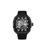 Police Flash PEWGQ0063001 Herrenuhr Schwarz • Multifunktionswerk • Schwarzes Silikonarmband
