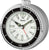 Seiko QHE207S Orologio da Tavolo Argento • Movimento Sweep Silenzioso • Lunetta Girevole