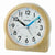 Seiko Alarm Light QHE210B Sveglia Marrone • Movimento Sweep Silenzioso • Luce Notturna LED