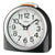 Seiko QHE211K Orologio da Tavolo Nero • Movimento Sweep Silenzioso • Sveglia con Volume Crescente