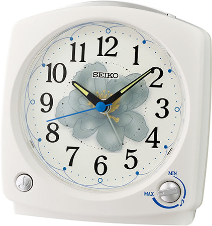 Seiko QHP012W Orologio Bianco • Melodia di Canti di Uccelli • Movimento al Quarzo Analogico