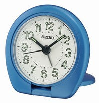 Seiko QHT018L Sveglia da Viaggio Blu • Display Analogico • Lancette LumiBrite