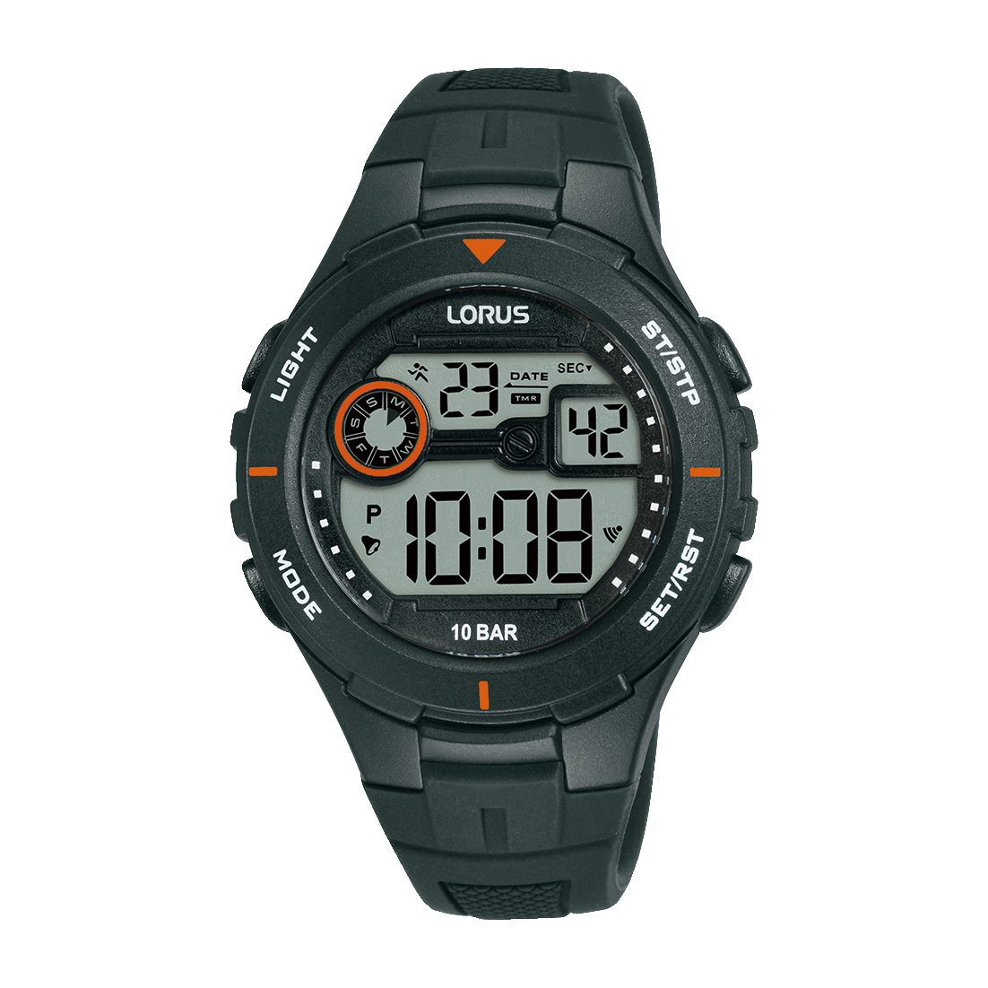 Lorus Young R2381PX9 Herrenuhr • Digitalanzeige • 10 BAR Wasserdicht
