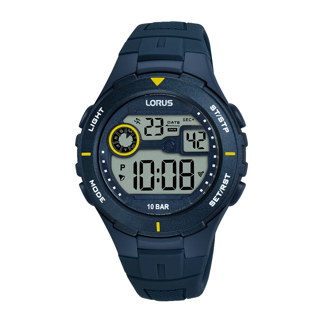 Lorus Young R2383PX9 Herrenuhr • Digitale Zeitanzeige • 10 BAR Wasserdicht