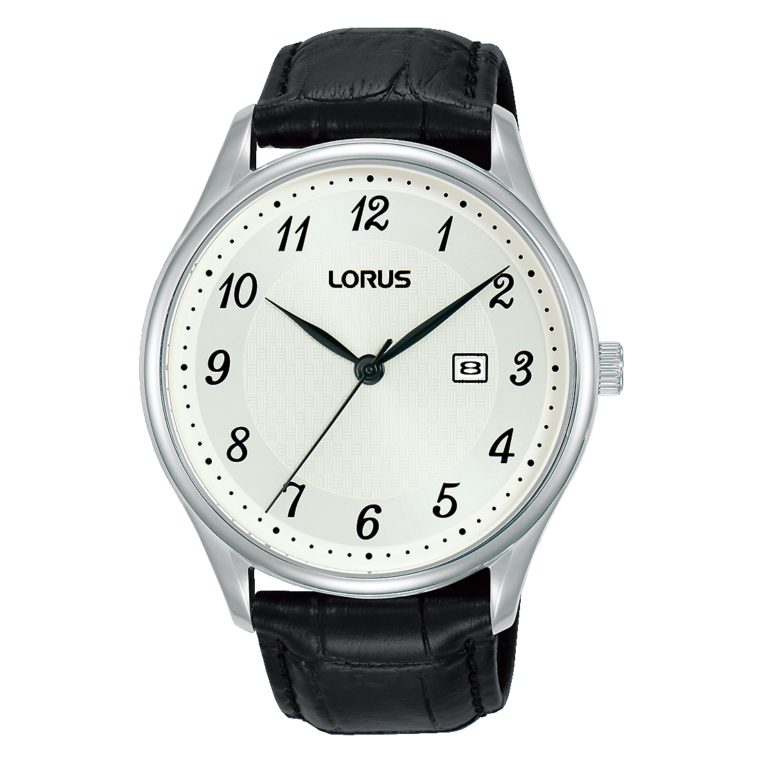 Lorus Classic RH913PX9 Herrenuhr Weiß • Mineralglas • Lederarmband