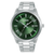 Lorus Classic RH929RX9 Herrenuhr Dunkelgrün • Mineralglas • Edelstahlarmband