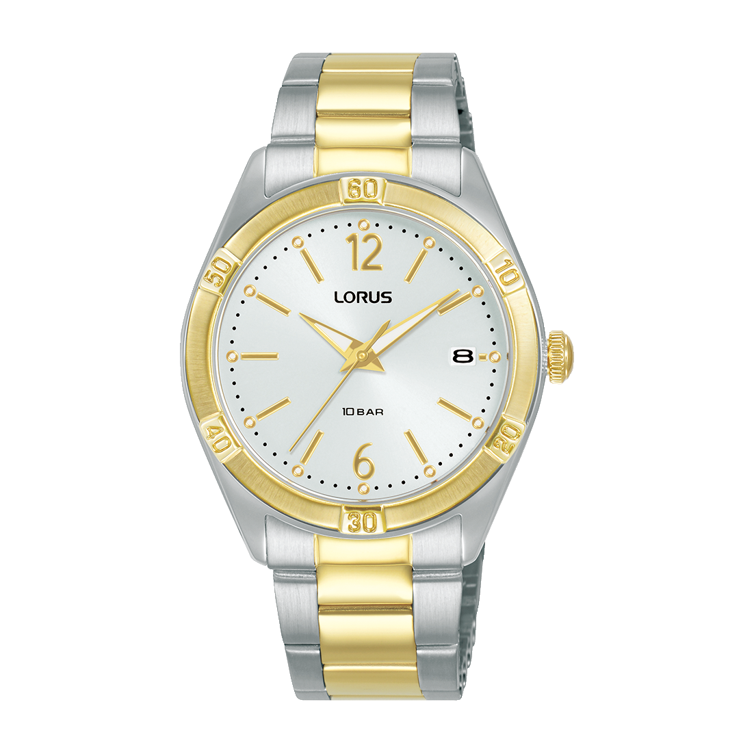 Lorus RH980QX9 Damenuhr Weiß • Mineralglas • Edelstahlarmband